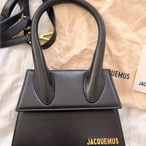 Jacquemus Black Mini Bag Le Chequito Moyen